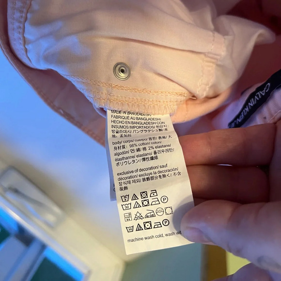 Size 6 pink Calvin Klein pants, NWOT - Picture 5 of 7
